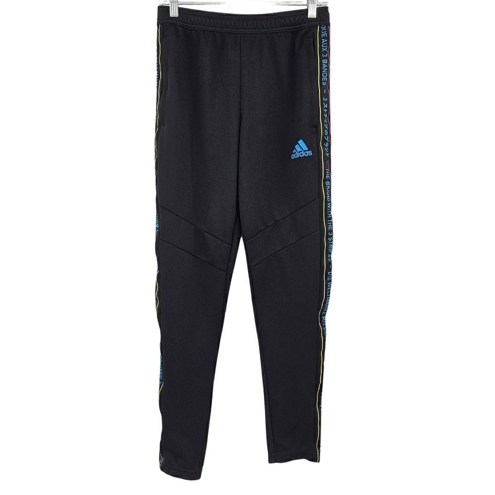 Adidas Road To Tokyo Taped Tiro Track Pants Black Men’s Size Small Activewear